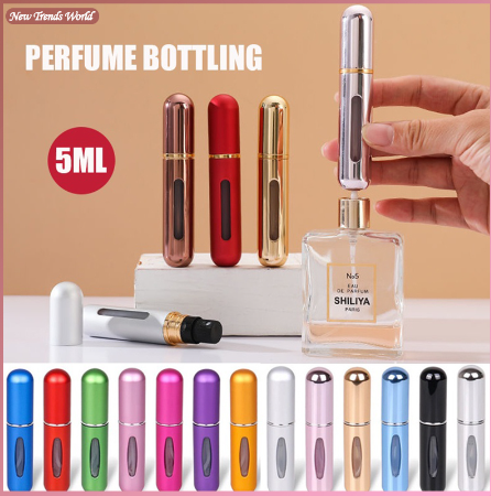 Portable Perfume Travel Refillable Bottle, Pocket Purse Perfume